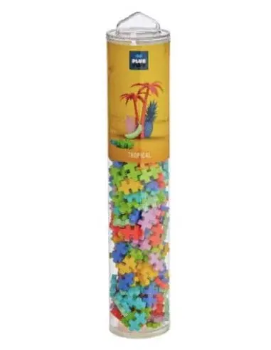 Plus-Plus Tropical Mix Tube – 240-Piece Creative Building Set 1