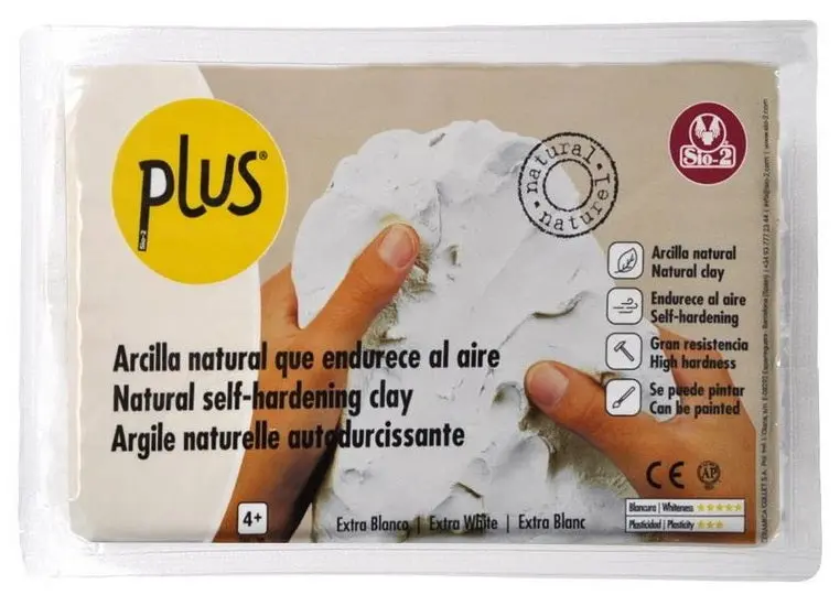 Plus Self-Hardening Modeling Clay – Extra White, 1 Kg 1
