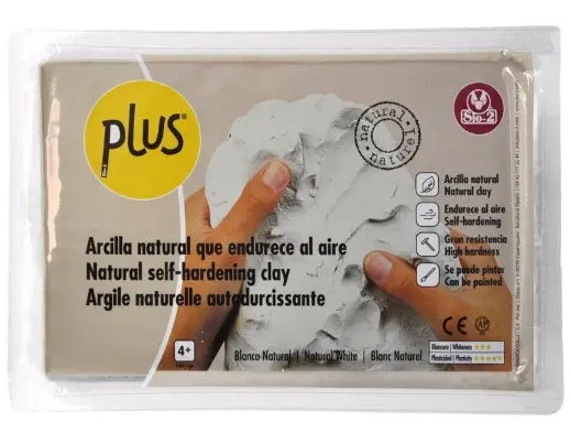 Plus Self-Hardening Modeling Clay – Pure White, 1Kg 1