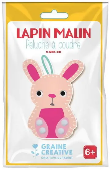 Plush Animal Sewing Craft Kit – Stuffed Rabbit Project 1