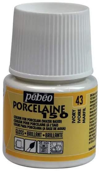 Porcelain Painting Medium – Porcelaine 150, 45Ml, Ivory Finish 1