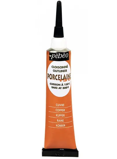 Porcelaine 150 Relief Outliner In Copper – 20 Ml Bottle 1