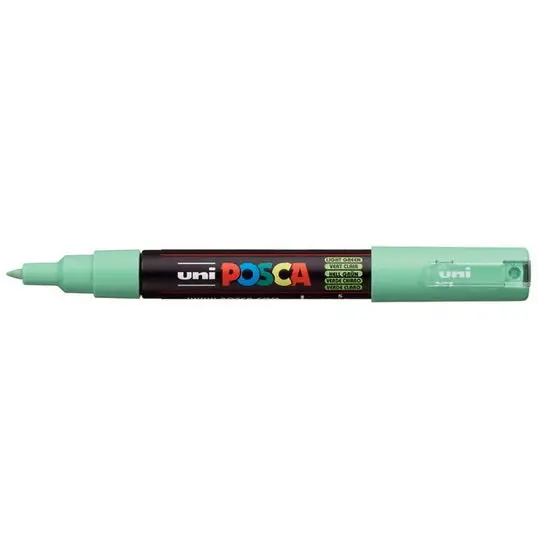 Posca Pc-1M Bullet-Tip Marker In Light Green – Permanent Acrylic Paint Marker 1