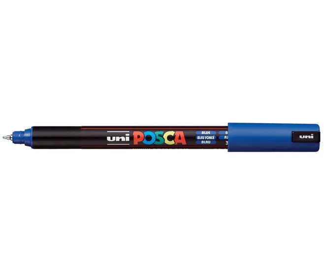 Posca Pc-1Mr Marker – Blue Pen-Tip Acrylic Paint Marker 1