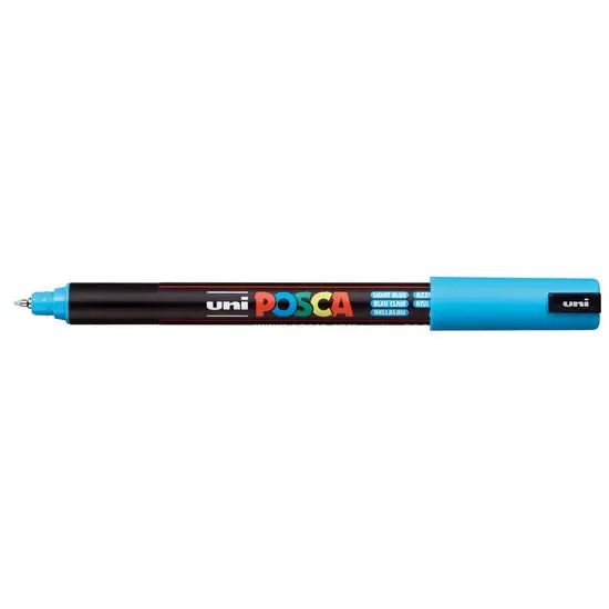 Posca Pc-1Mr Marker – Light Blue Pen-Tip Paint Marker 1