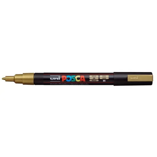 Posca Pc-3M Gold Bullet-Tip Paint Marker 1
