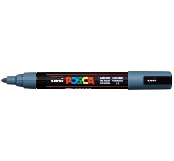 Posca Pc-5M Bullet-Tip Marker – Slate Gray 1