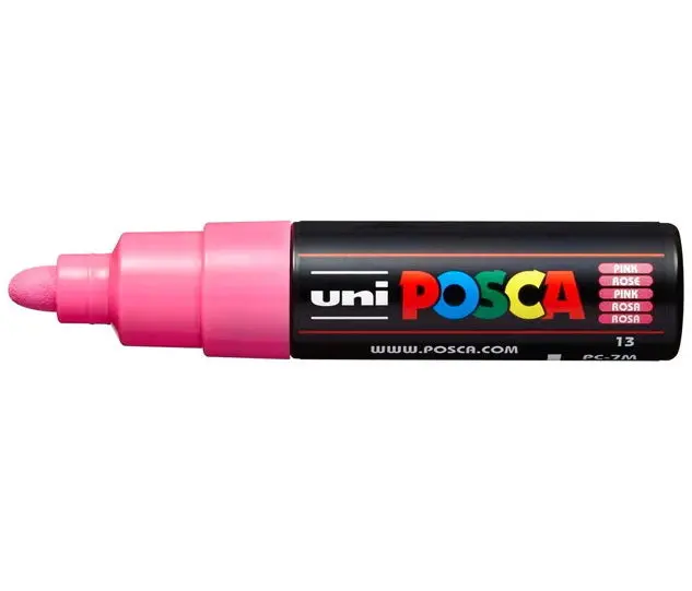 Posca Pc-7M Bullet-Tip Marker – Pink 1