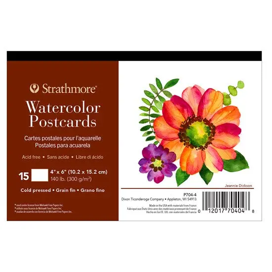 Pre-Printed Watercolor Postcards – Pack Of 15 (4×6 Inches) 1
