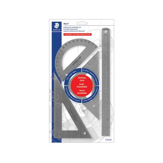 Precision Geometry Set – Stainless Steel Drafting Tools 1