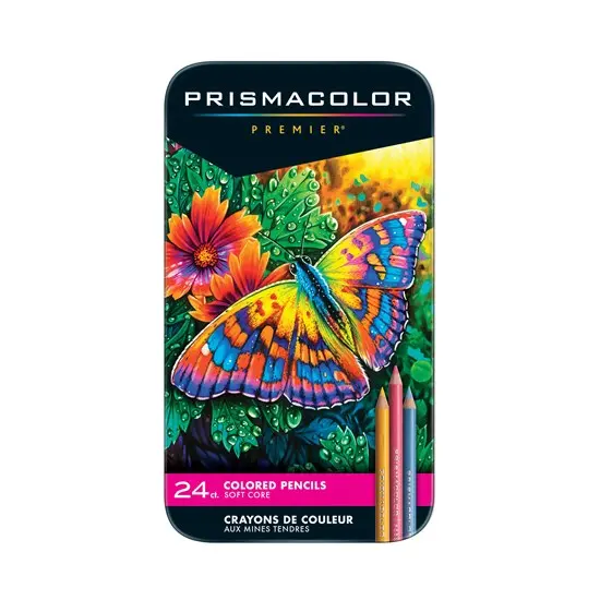 Premier Colored Pencil Set – 24 High-Performance, Lightfast Artist Pencils 1
