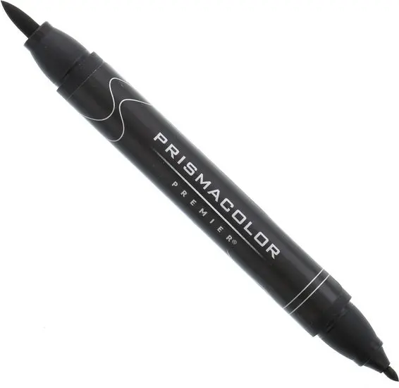 Premier Dual-Tip Marker – Black, Fine + Brush Nib Combo For Illustration 1