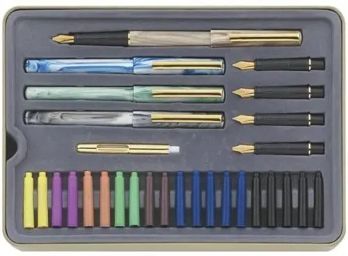 Premium Calligraphy Starter Kit With Oblique Holder And Nibs 1