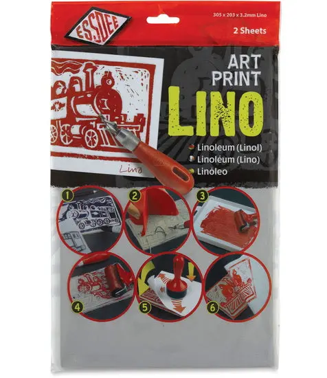 Premium Linoleum Block Set – Two 3.2Mm Sheets (20 × 30Cm) 1
