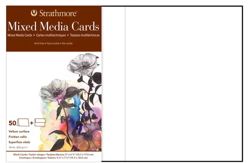 Premium Mixed-Media Cardstock Pack – 5×7 Inches, 50 Sheets 1