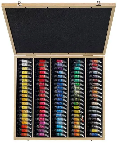 Premium Watercolor Tube Set – 100-Color Assortment 1