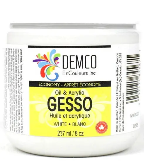Premium White Gesso Primer – 237Ml Jar 1