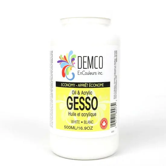 Premium White Gesso Primer – 500 Ml, Heavy Body For Canvas & Board 1