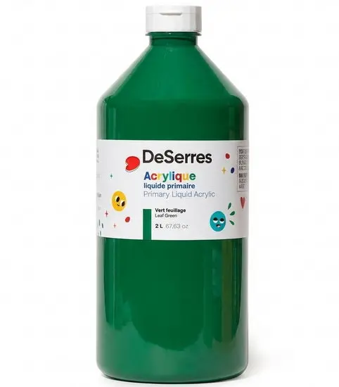 Primary Liquid Acrylic Paint – Leaf Green, 2 Liters 1