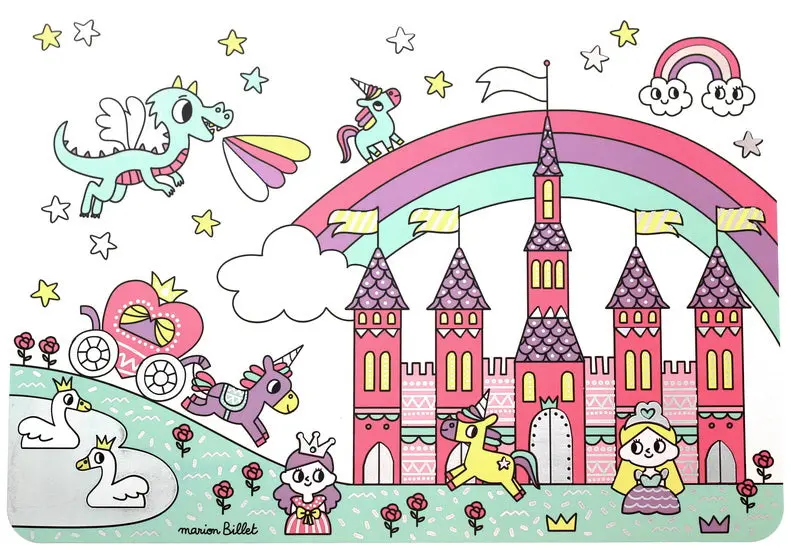 Princess Castle Napkin Set – Decorative Linen Napkins 1