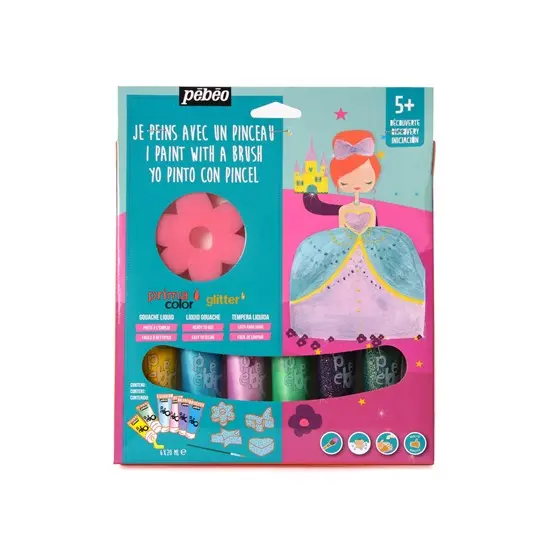 Princess-Themed Liquid Gouache Set (6 × 20 Ml) 1