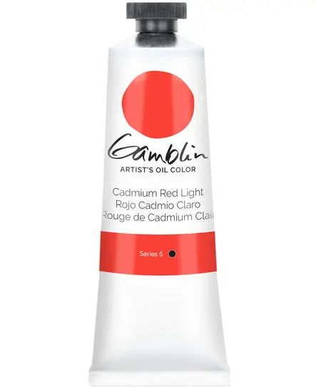 Professional Oil Paint In Cadmium Red Light – 37Ml Tube, Series 5 1