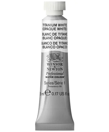 Professional Titanium White Watercolor – 5Ml Tube, Series S1 1