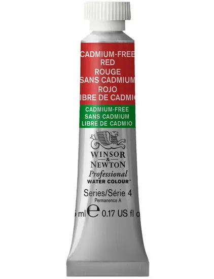 Professional Watercolor Paint – Cadmium-Free Red, 5 Ml (Series 4) 1