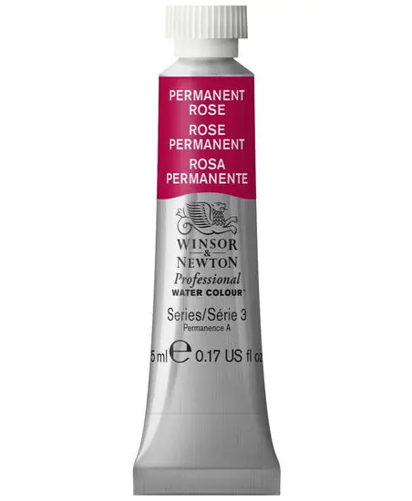 Professional Watercolor Paint – Permanent Rose, 5 Ml, Series 3 1