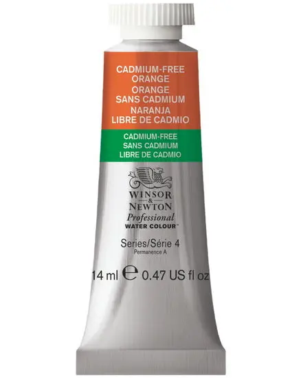 Professional Watercolor Set – Cadmium-Free Orange, 14 Ml Tube 1