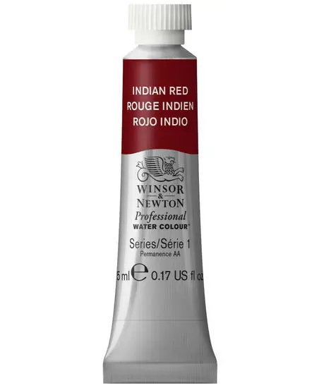 Professional Watercolor Tube – Indian Red, 5 Ml (Series 1) 1