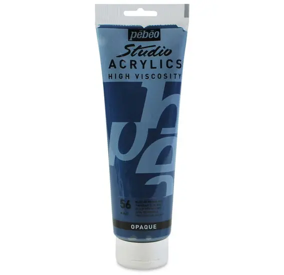 Prussian Blue Hue Acrylic Paint – Studio Grade, 250 Ml Jar 1
