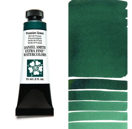 Prussian Green Watercolor Tube – 15 Ml, Series 1 Student Grade 1