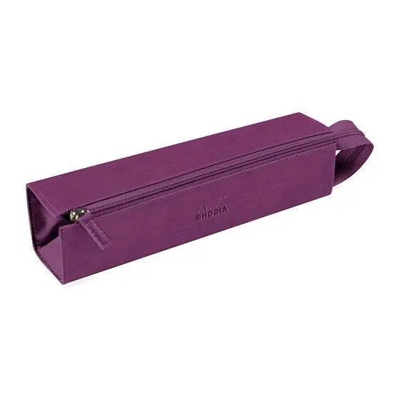 Purple Zippered Pencil Case For Artists And Students 1