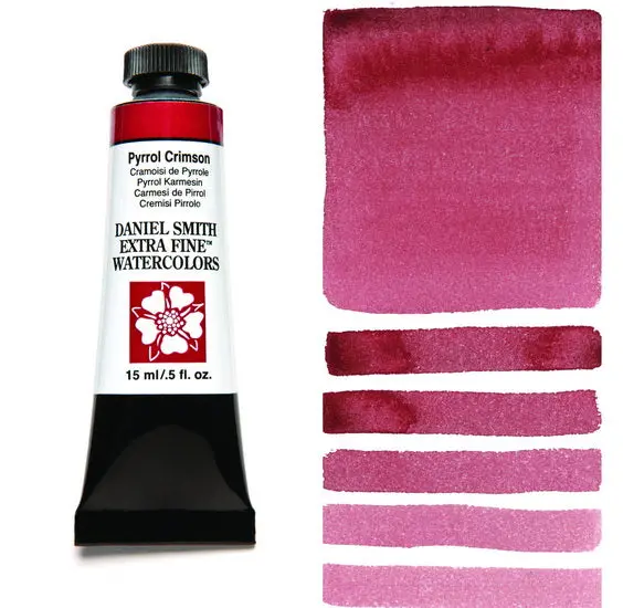Pyrrole Crimson Watercolor Tube – Intense Staining Pigment, 15Ml, S2 1