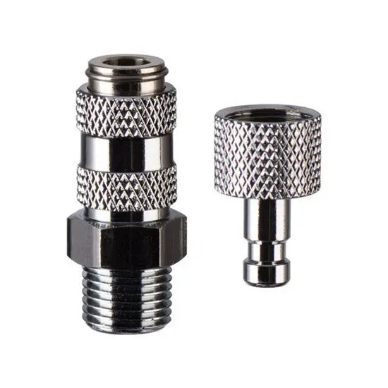 Quickfit Quick-Release Hose Disconnect Set – Universal Push-To-Connect Fitting 1