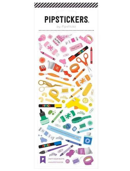 Rainbow-Themed School & Office Supply Stickers 1