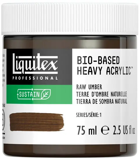 Raw Umber Acrylic Paint – 2.5 Oz Bio Hb Series S1 1