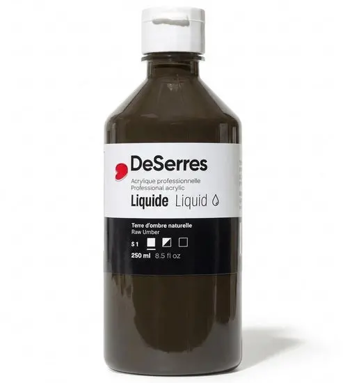 Raw Umber Liquid Acrylic Paint – 250Ml, Series 1 1