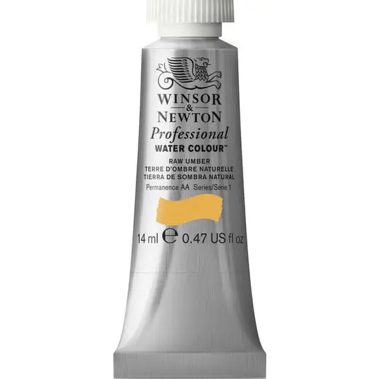 Raw Umber Watercolor Paint Tube – 14Ml, Professional Grade Series 1 1