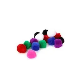 Red 1-Inch Pom-Poms – Soft Craft Balls For Classroom And Diy Projects 1