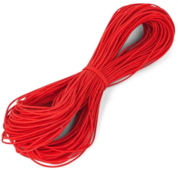 Red Elastic Cord, 1Mm Diameter, 20-Meter Spool 1