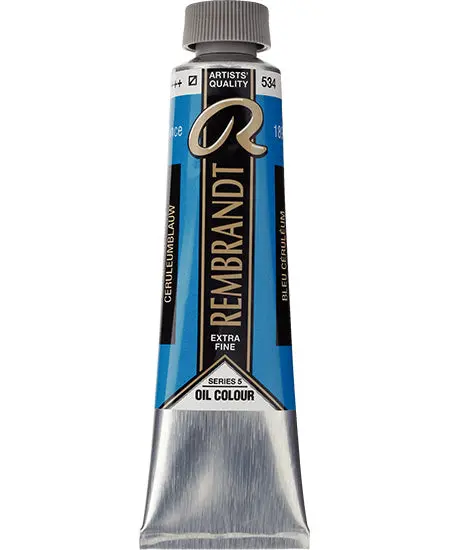 Rembrandt Oil Paint – Cerulean Blue, 40Ml (Series 5) 1