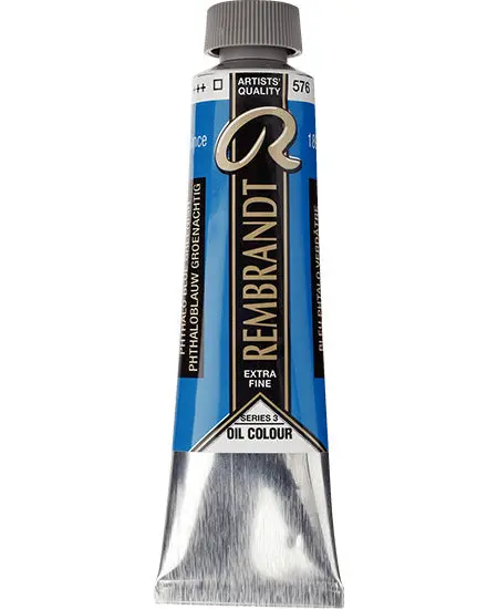 Rembrandt Oil Paint – Phthalo Blue (Green Shade), 40Ml, Series 3 1