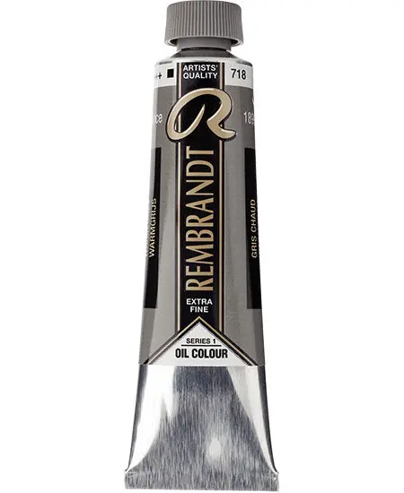 Rembrandt Oil Paint – Warm Grey (40 Ml, Student Grade, Series 1) 1