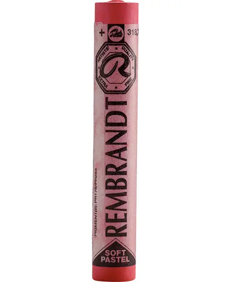 Rembrandt Soft Pastel – Carmine (Color #318.7), Rich Pigmented Artist Grade 1