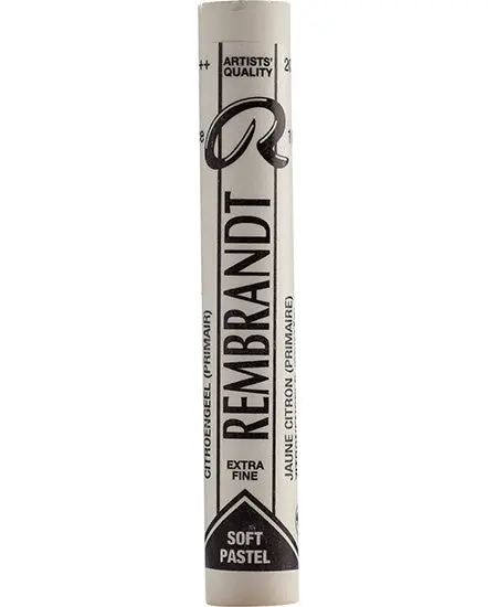 Rembrandt Soft Pastel In Lemon Yellow (Color #205.12) 1