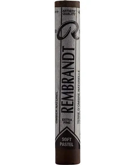 Rembrandt Soft Pastel – Raw Umber, Half-Stick (No. 408.5) 1
