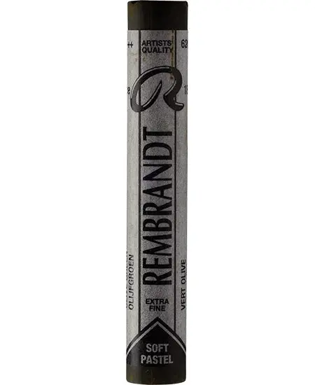 Rembrandt Soft Pastel Stick – Olive Green #620.3 1