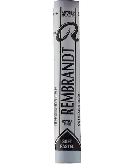Rembrandt Soft Pastel – Ultramarine Light (505.9), Individual Stick 1